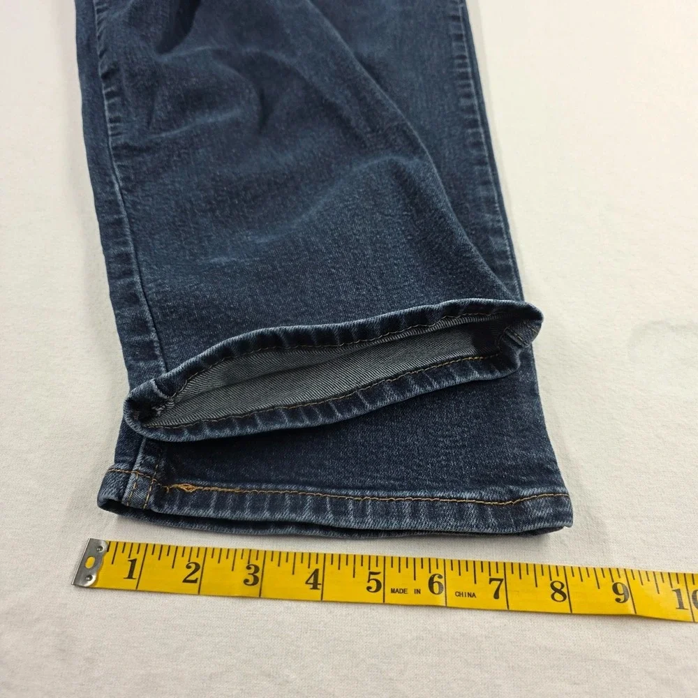 Levis 514 38x30 Dark Wash Straight Stretch Denim Jeans